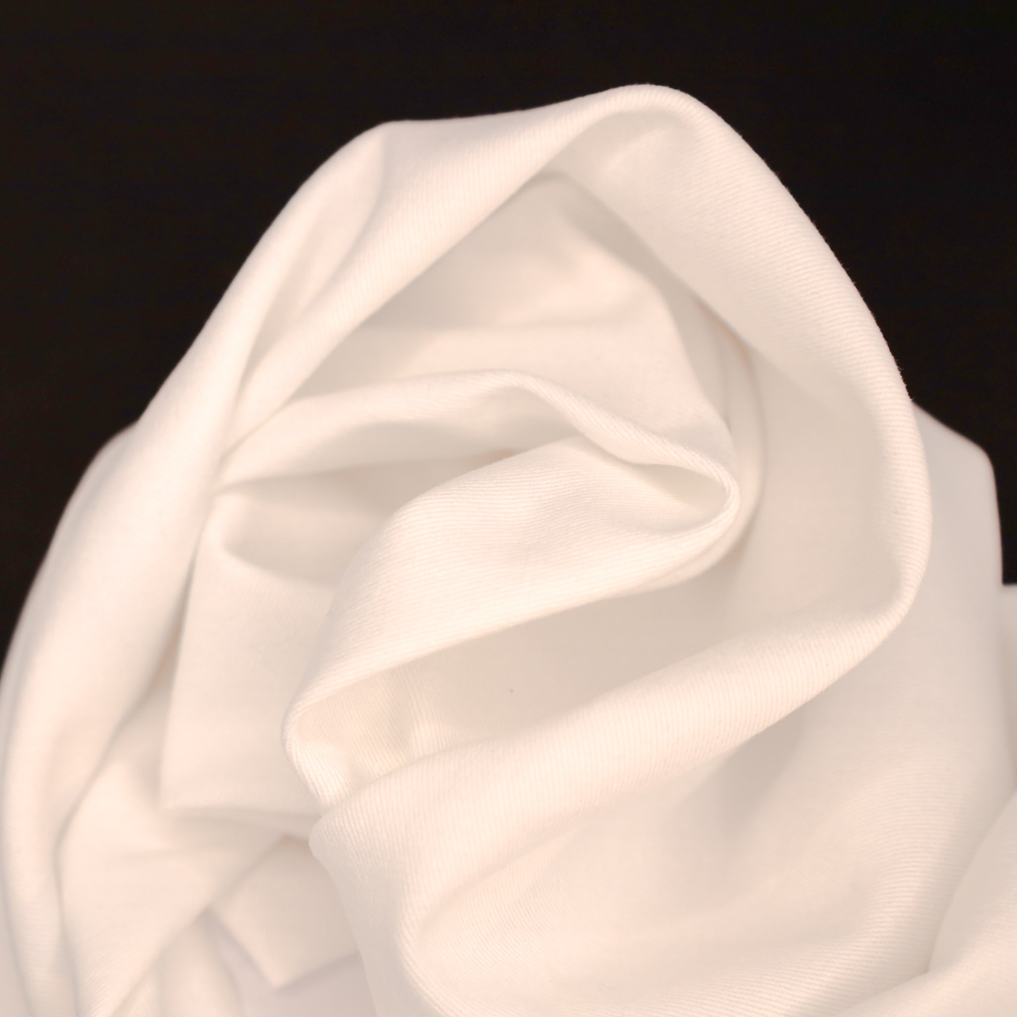 Tissu gabardine - blanc