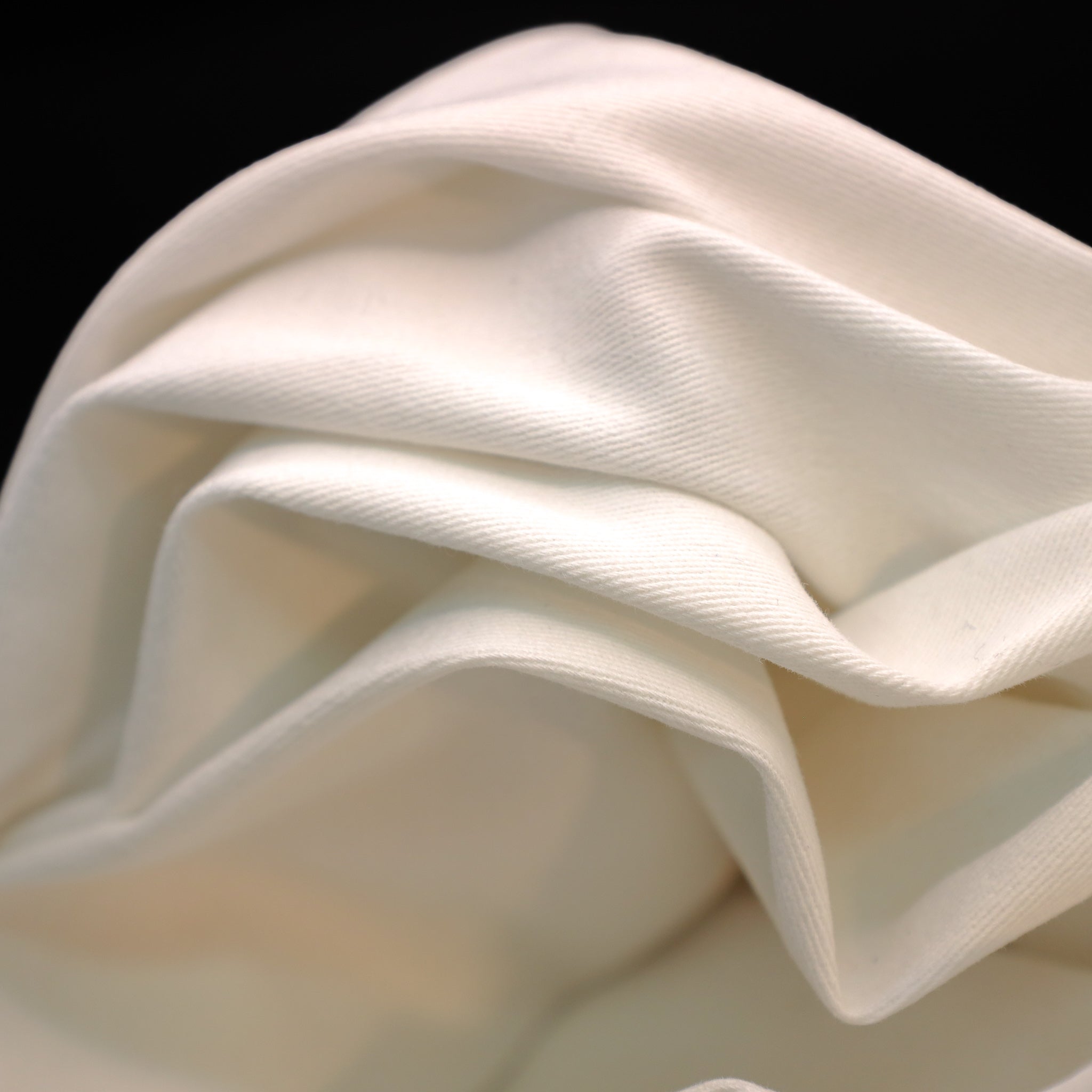 Tissu gabardine - blanc