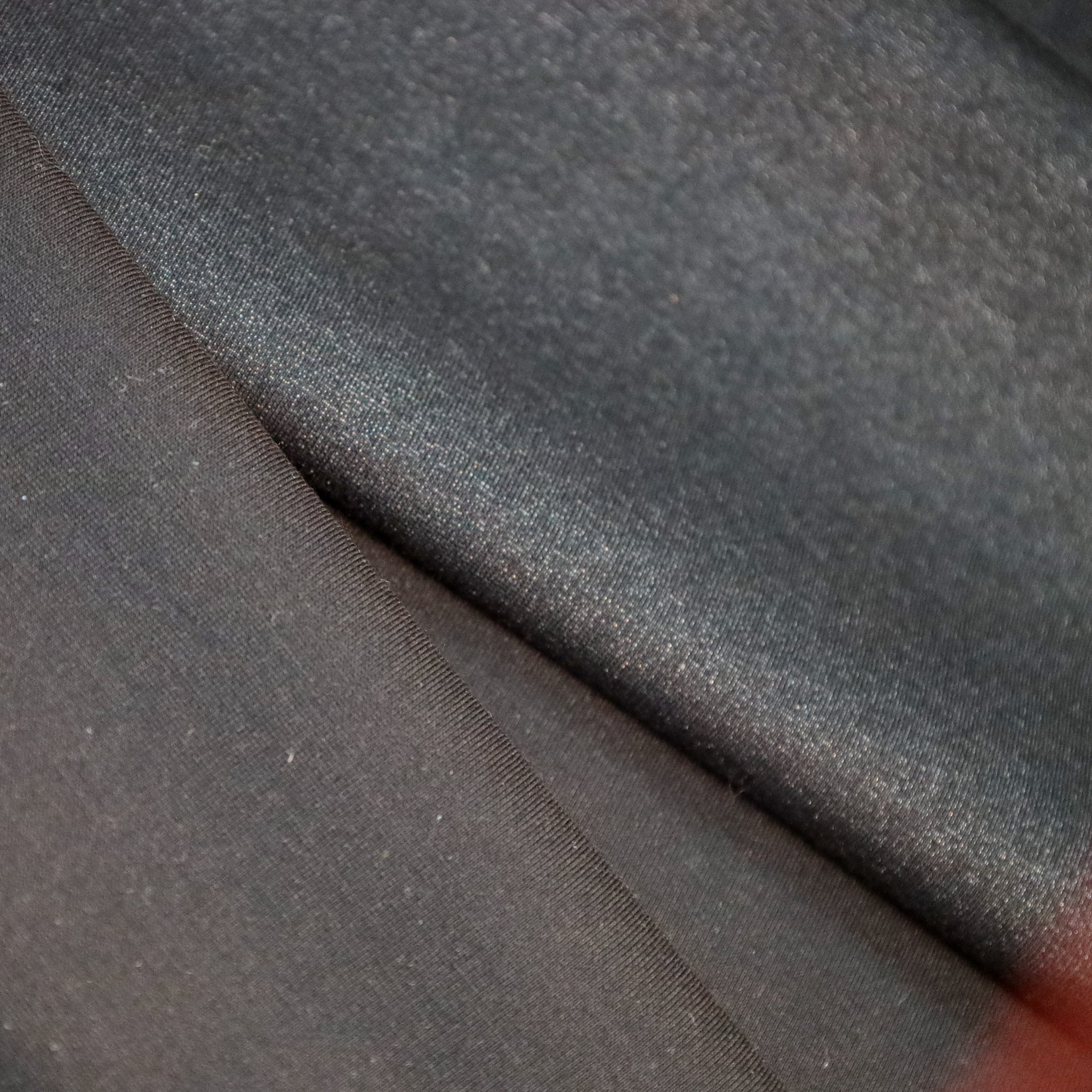 Tissu Sergé - noir / gris foncé
