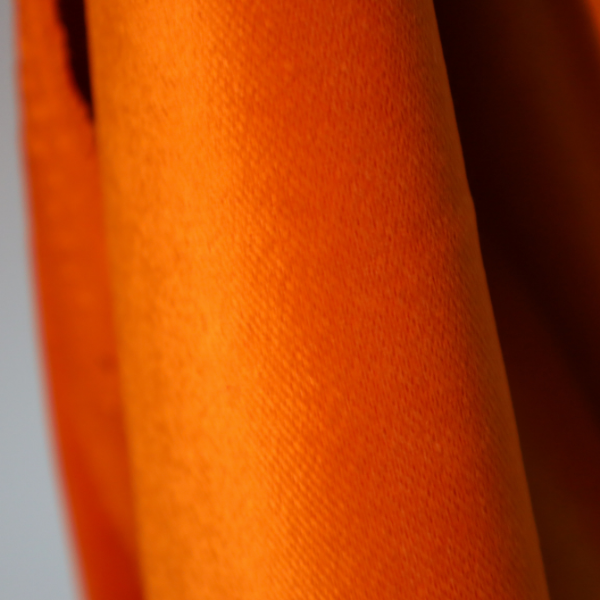 Tissu velours - orange